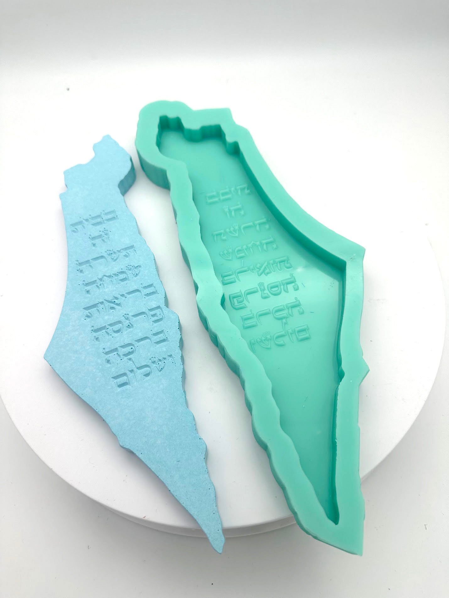 תבנית סיליקון ברכת הבית מפת ישראל