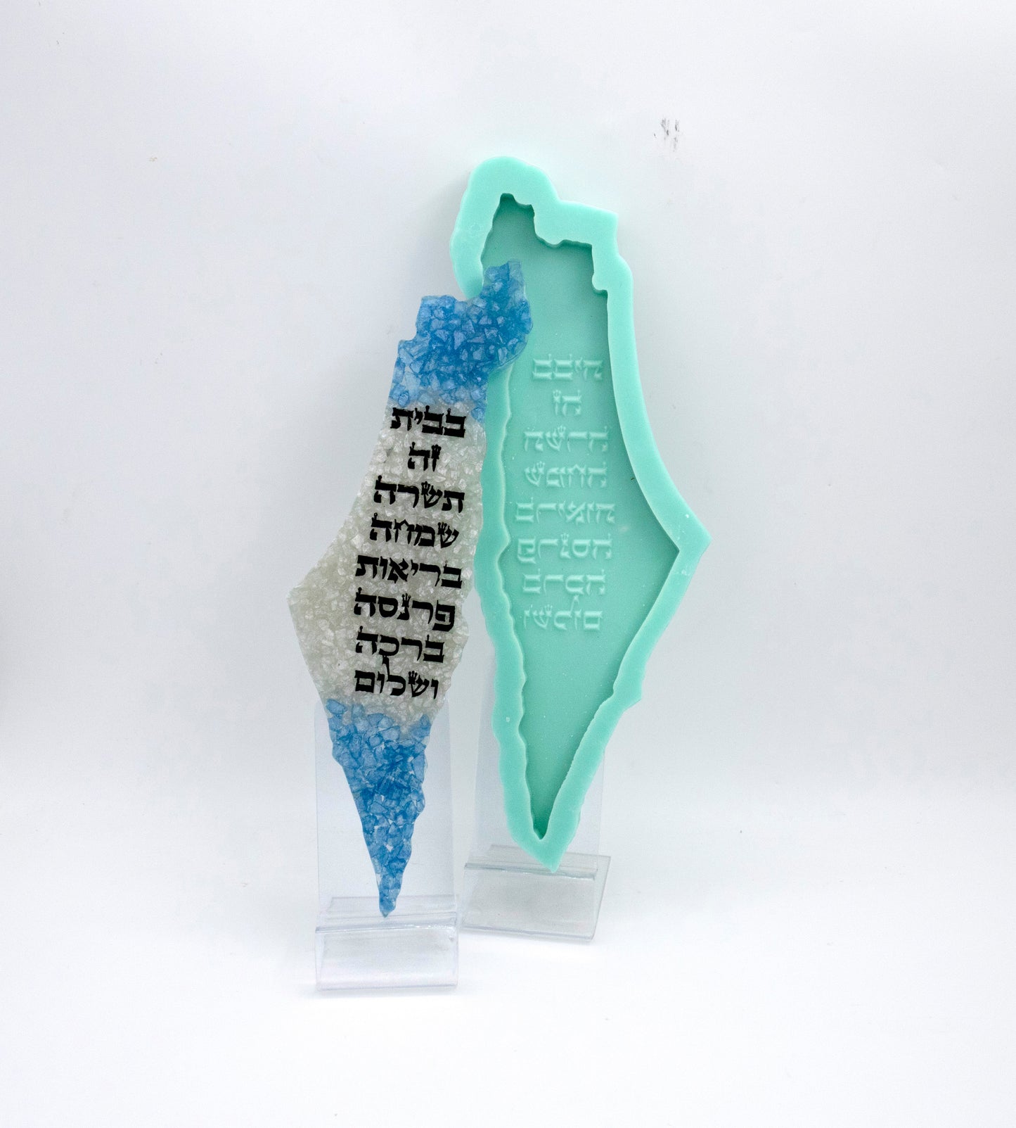 תבנית סיליקון ברכת הבית מפת ישראל