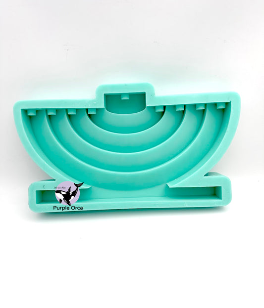 תבנית סיליקון חנוכייה דקורטיבית